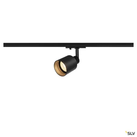 PURI TRACK, spot pour rail 1 allumage intérieur, noir, GU10/QPAR51, 10W max