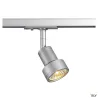 PURI TRACK, spot pour rail 1 allumage intérieur, gris, GU10/QPAR51, 50W max
