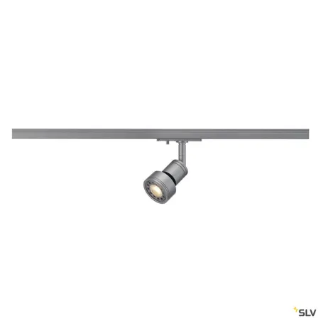 PURI TRACK, spot pour rail 1 allumage intérieur, gris, GU10/QPAR51, 50W max