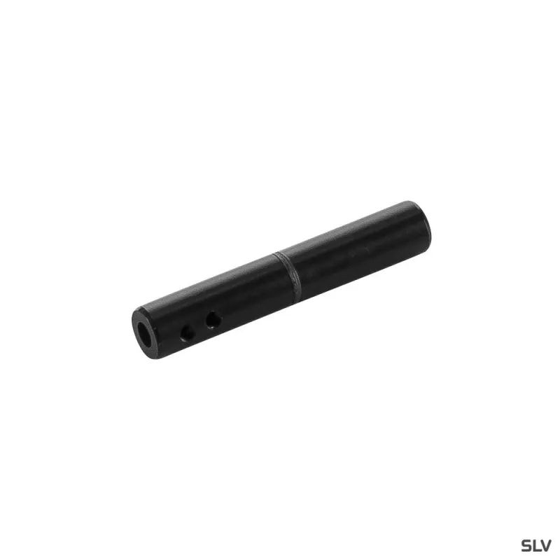 TENSEO, connecteur isolé, intérieur, pour câble tendu T.B.T, noir, 2 pièces