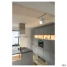 NOBLO SPOT, spot pour câble tendu T.B.T. intérieur, blanc, LED, 8,5W, 2700K