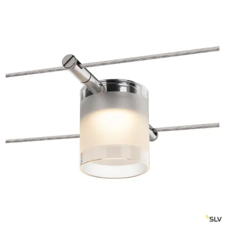 COMET LED, spot pour câble tendu T.B.T. intérieur, chrome, LED, 6,3W, 2700K