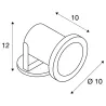 NAUTILUS, projecteur extérieur, inox, GX5.3/QR-C51, 35W max, IP67, inox 304
