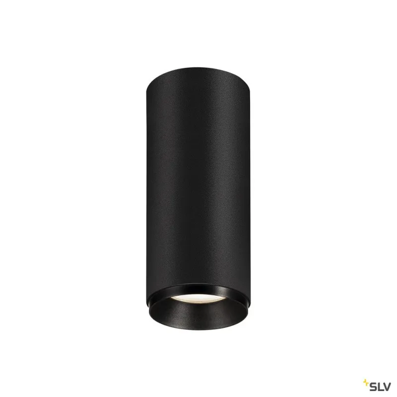 NUMINOS® S, plafonnier intérieur, 36 deg , noir, LED, 11W, 4000K, variable Dali