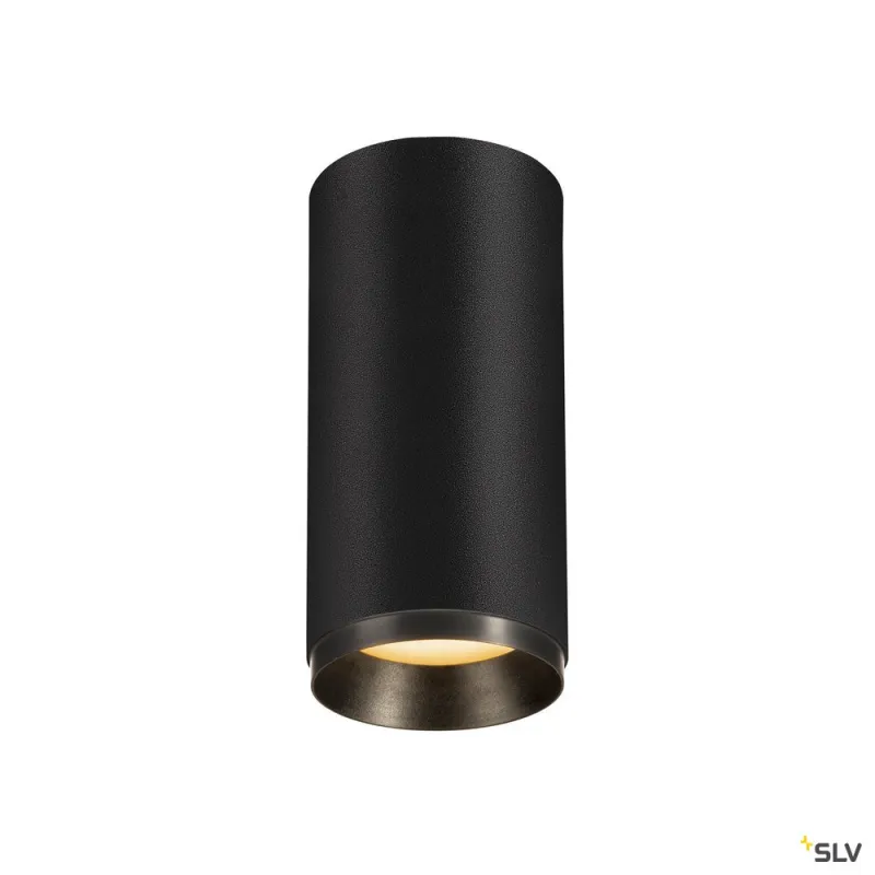 NUMINOS® M, plafonnier intérieur, 60 deg , noir, LED, 20W, 2700K, variable Dali