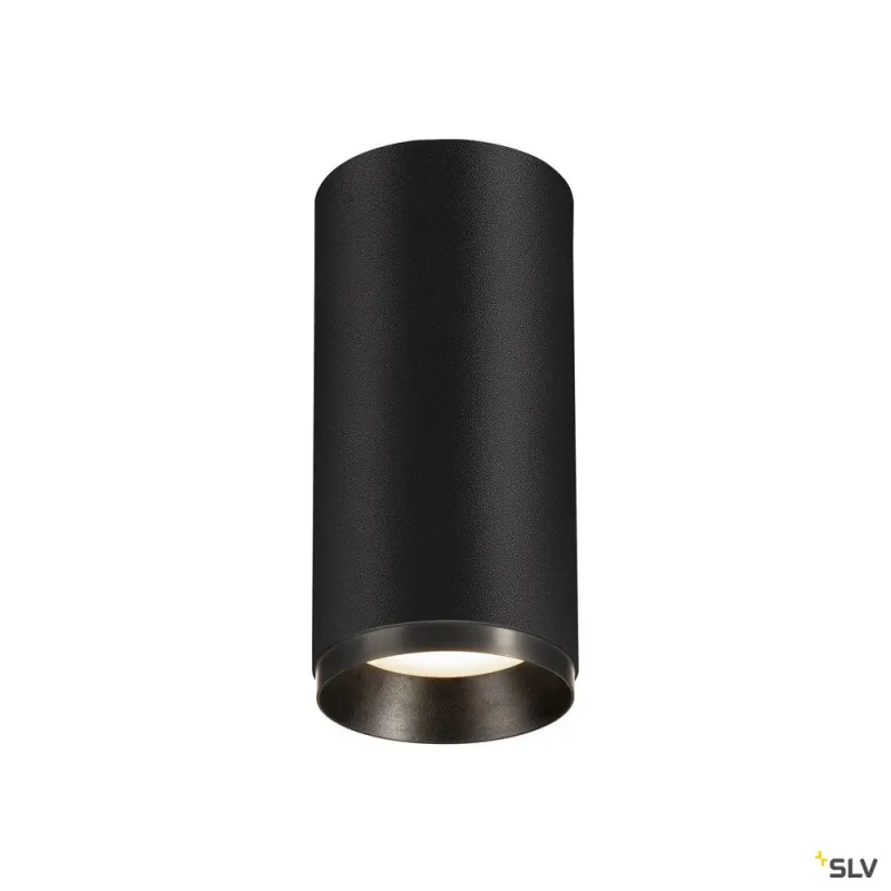 NUMINOS® M, plafonnier intérieur, 36 deg , noir, LED, 20W, 4000K, variable Dali
