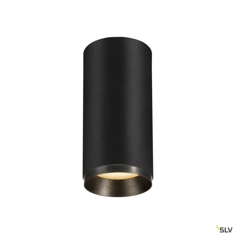 NUMINOS® M, plafonnier intérieur, 24 deg , noir, LED, 20W, 3000K, variable Dali