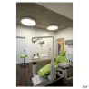 MEDO 90, plafonnier intérieur, rond, gris, LED, 119W, 3000K, variable 1-10V