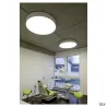 MEDO 90, plafonnier intérieur, rond, gris, LED, 119W, 3000K, variable 1-10V