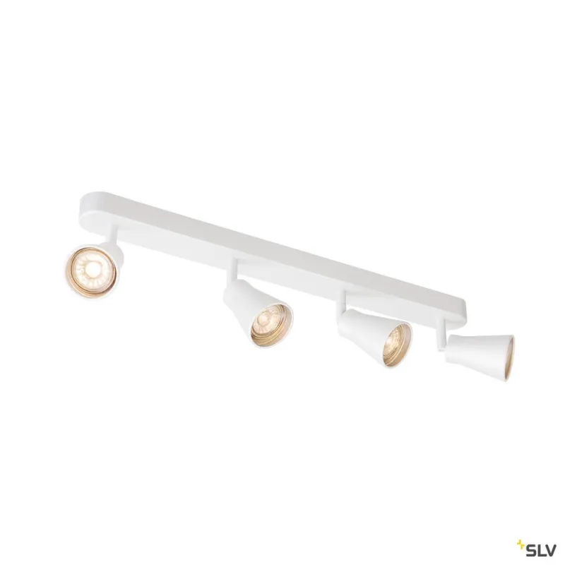 AVO, applique et plafonnier intérieur, quad, blanc, GU10/QPAR51, 4x 50W max