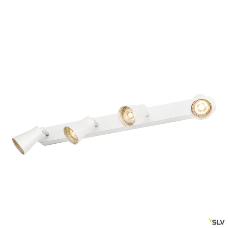 AVO, applique et plafonnier intérieur, quad, blanc, GU10/QPAR51, 4x 50W max