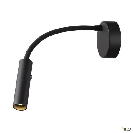 KARPO GOOSE, applique intérieure, liseuse, noir, LED, 5,8W, 3000K, variable