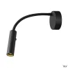 KARPO GOOSE, applique intérieure, liseuse, noir, LED, 5,8W, 3000K, variable