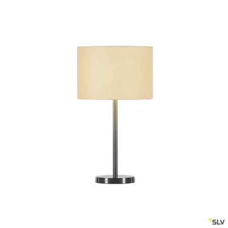 FENDA, lampe à poser intérieure, métal brossé, E27, 60W max, sans abat-jour