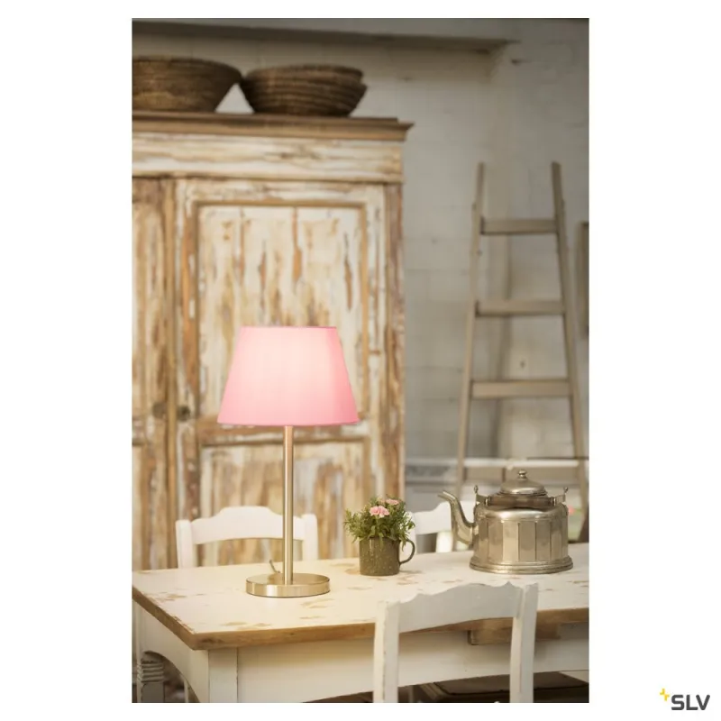 FENDA, lampe à poser intérieure, métal brossé, E27, 60W max, sans abat-jour