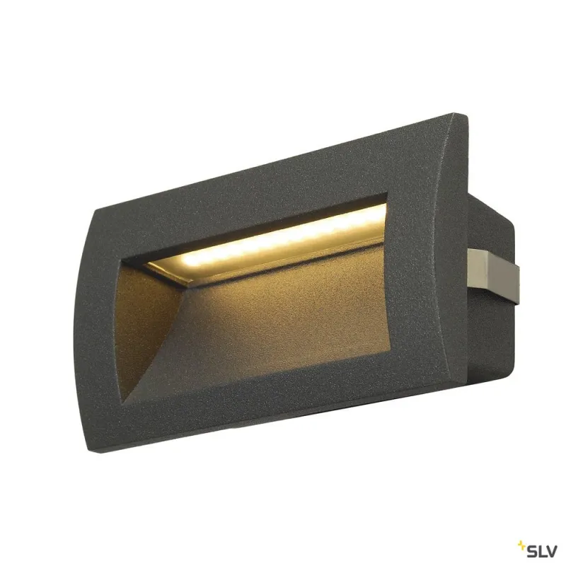 DOWNUNDER OUT M, encastré mural extérieur, anthracite, LED, 4W, 3000K, IP55