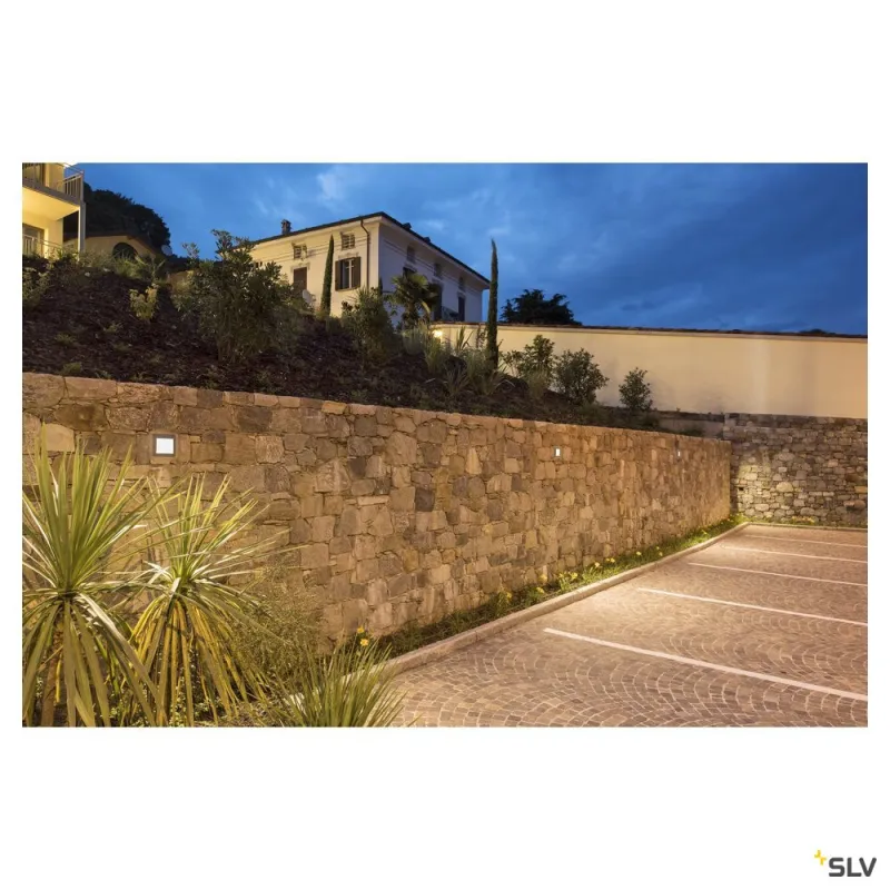 DOWNUNDER OUT L, encastré mural extérieur, anthracite, LED, 4W, 3000K, IP55