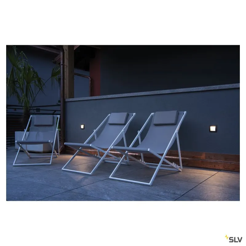 DOWNUNDER OUT L, encastré mural extérieur, anthracite, LED, 4W, 3000K, IP55