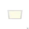 SENSER 24, encastré de plafond intérieur, carré, blanc mat, LED, 13W, 3000K