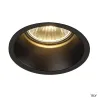 HORN, encastré de plafond intérieur, simple, noir mat, GU10/QPAR51, 50W max