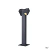 THEO PATHLIGHT, borne extérieure, double, anthracite, GU10, 2x 7W max, IP44