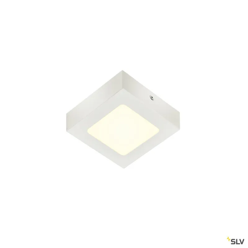 SENSER 12, applique et plafonnier intérieur, carré, blanc, LED, 8,2W, 4000K