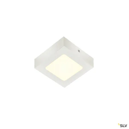 SENSER 12, applique et plafonnier intérieur, carré, blanc, LED, 8,2W, 4000K