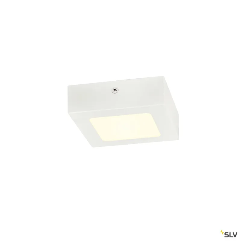 SENSER 12, applique et plafonnier intérieur, carré, blanc, LED, 8,2W, 4000K