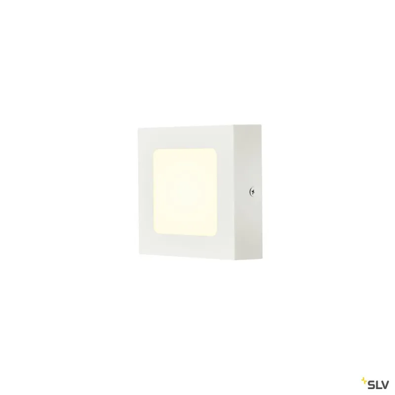 SENSER 12, applique et plafonnier intérieur, carré, blanc, LED, 8,2W, 4000K