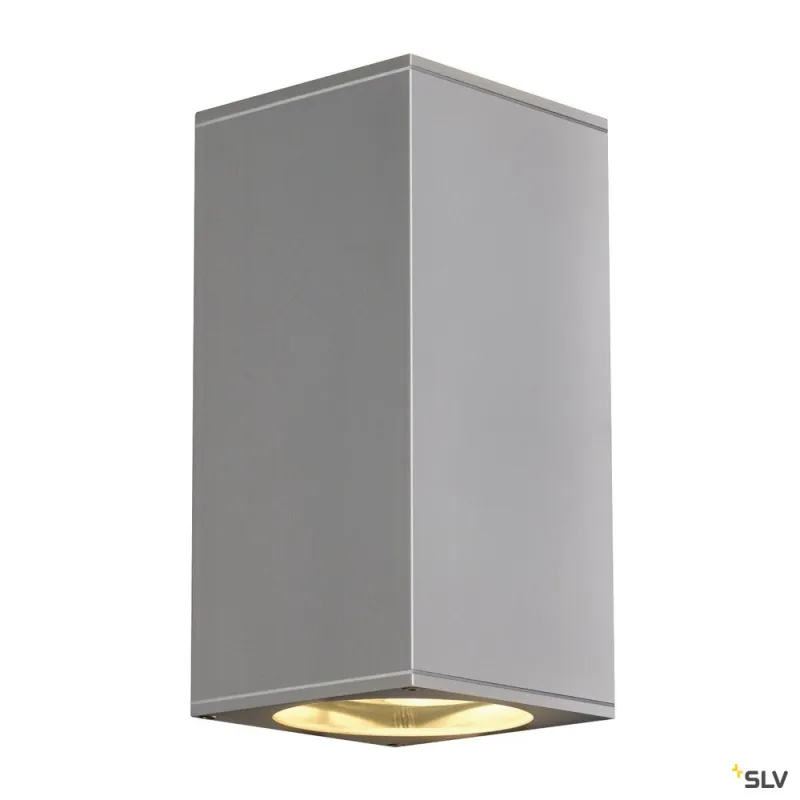 BIG THEO UP/DOWN, applique extérieure, gris, GU10/QPAR111, 2x 75W max, IP44