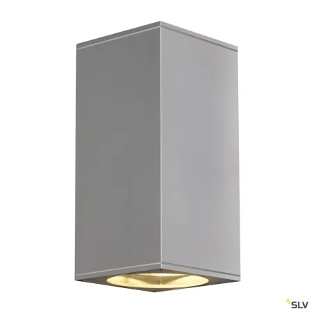 BIG THEO UP/DOWN, applique extérieure, gris, GU10/QPAR111, 2x 75W max, IP44