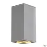 BIG THEO UP/DOWN, applique extérieure, gris, GU10/QPAR111, 2x 75W max, IP44