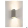 BIG THEO UP/DOWN, applique extérieure, gris, GU10/QPAR111, 2x 75W max, IP44