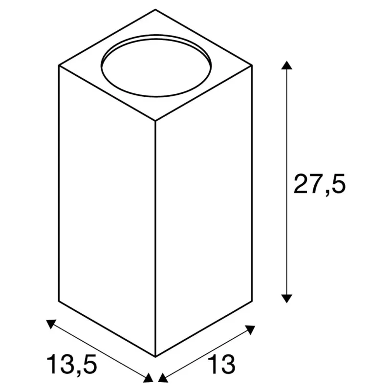 BIG THEO UP/DOWN, applique extérieure, gris, GU10/QPAR111, 2x 75W max, IP44