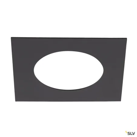 NUMINOS®, bague de réduction carrée, longueur 16 cm, Ø intérieur 9 cm, noir