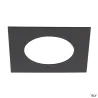 NUMINOS®, bague de réduction carrée, longueur 16 cm, Ø intérieur 9 cm, noir