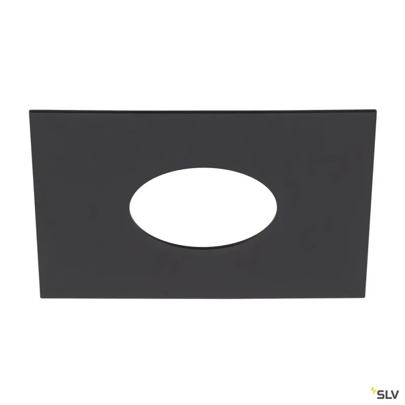 NUMINOS®, bague de réduction carrée, longueur 16 cm, Ø intérieur 7 cm, noir