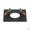 NUMINOS®, bague de réduction carrée, longueur 16 cm, Ø intérieur 7 cm, noir