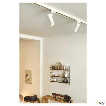 HELIA 50 TRACK, spot pour rail 3 allumages intérieur, blanc, LED, 11W, 3000K