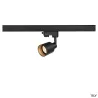 PURI TRACK, spot pour rail 3 allumages intérieur, noir, GU10/QPAR51, 10W max