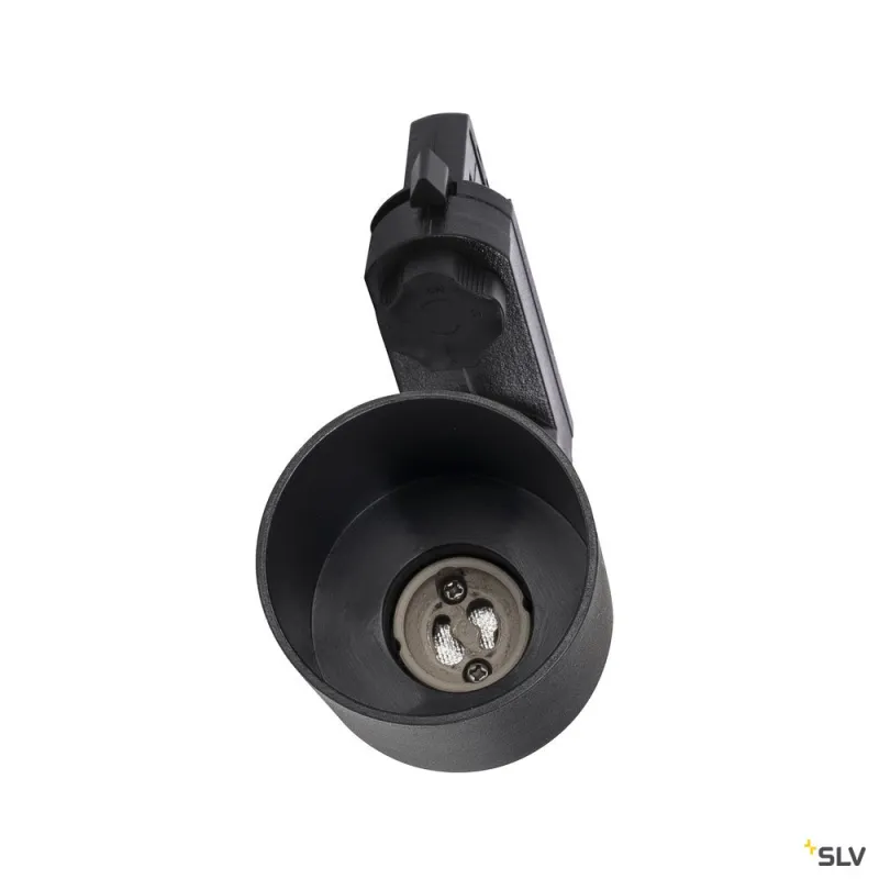 PURI TRACK, spot pour rail 3 allumages intérieur, noir, GU10/QPAR51, 10W max