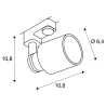 PURI TRACK, spot pour rail 3 allumages intérieur, noir, GU10/QPAR51, 10W max