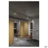 PURI TRACK, spot pour rail 3 allumages intérieur, gris, GU10/QPAR51, 50W max