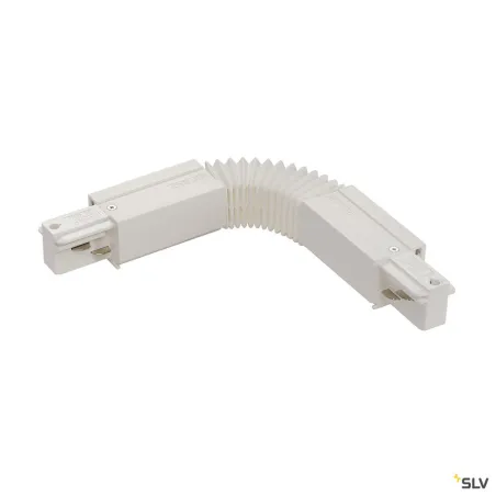 EUTRAC®, connecteur flex, intérieur, pour rail 3 allumages en saillie, blanc