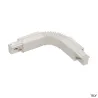 EUTRAC®, connecteur flex, intérieur, pour rail 3 allumages en saillie, blanc