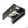 EUTRAC®, clip de fixation, intérieur, pour rail 3 allumages en saillie, noir