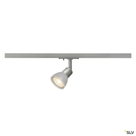 PURIA TRACK, spot pour rail 1 allumage intérieur, gris, GU10/QPAR51, 10W max