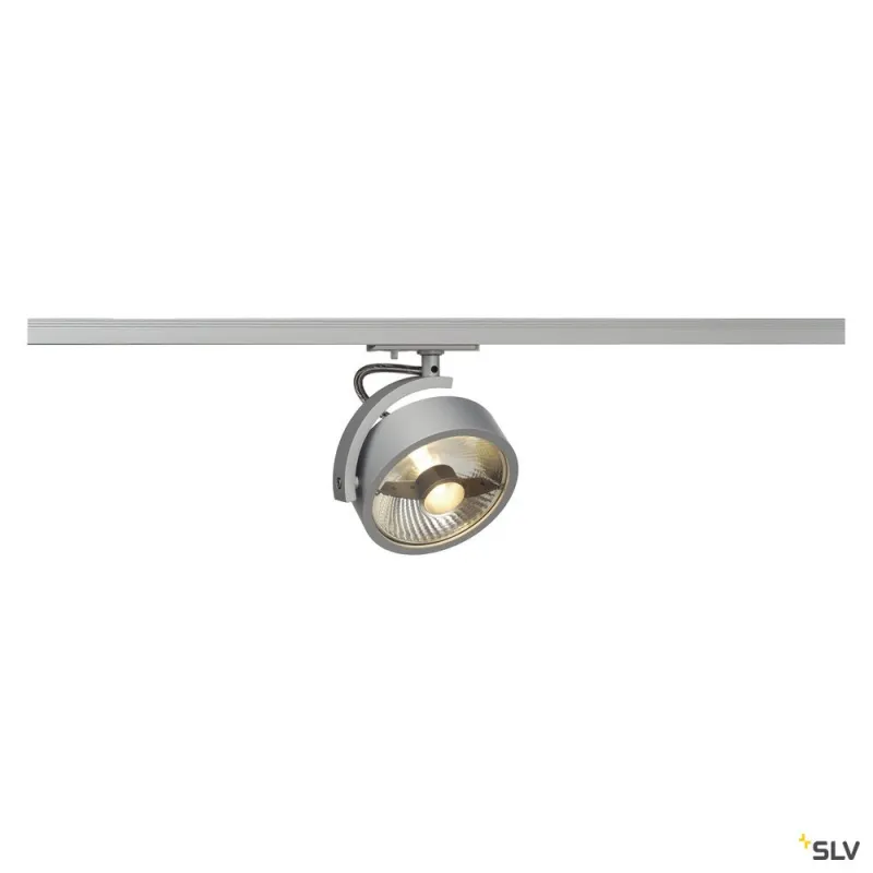 KALU TRACK, spot pour rail 1 allumage intérieur, gris, GU10/QPAR111, 75W max