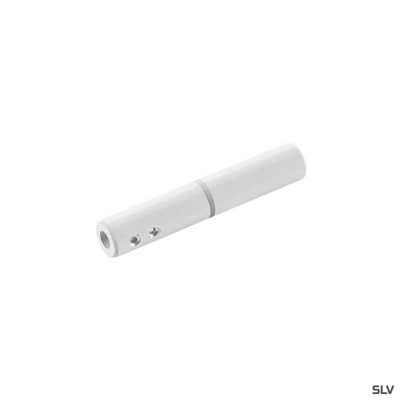 TENSEO, connecteur isolé, intérieur, pour câble tendu T.B.T, blanc, 2 pièces
