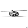 DURNO, spot pour câble tendu T.B.T. TENSEO intérieur, chrome, LED, 6W, 2700K